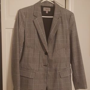 Women's plaid jacket